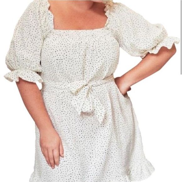 Eloquii Smocked Mini Dress - Picture 2 of 6